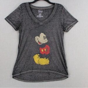 Disney Charcoal Gray Cotton Blend Tee